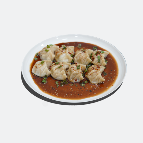 Steamed Dumplings (with hot chilli oil)